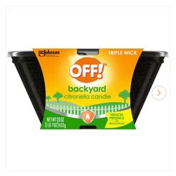 Mosquito Repellent Candle