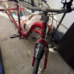 26" Monterey Folding Adult Tricycle Comfort Ride Cruiser Trike, Flame Red