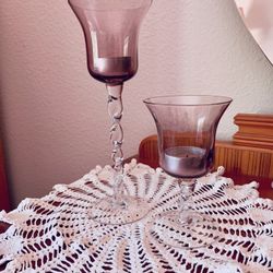 Lavender Tea Light Candle Holders