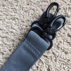 NEW 52" adjustable length light gray replacement shoulder strap for weekender gym duffel bag