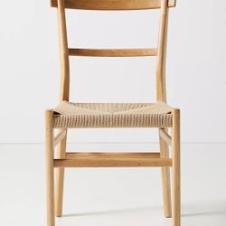 Oak Farmhouse Dining Chairs ($450 For 6) $75 A Piece 