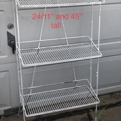 Metal shelf