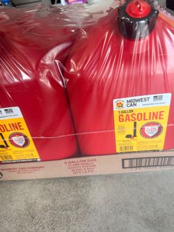 NEW Midwest Can 5-Gallon Gas Cans – 4 Pack