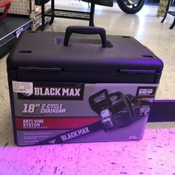 Black Max 18” Chainsaw