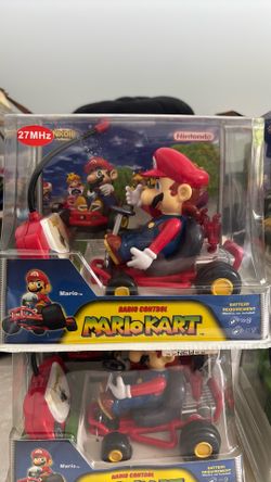Vintage IN BOX Radio Control Mario Kart Full Set