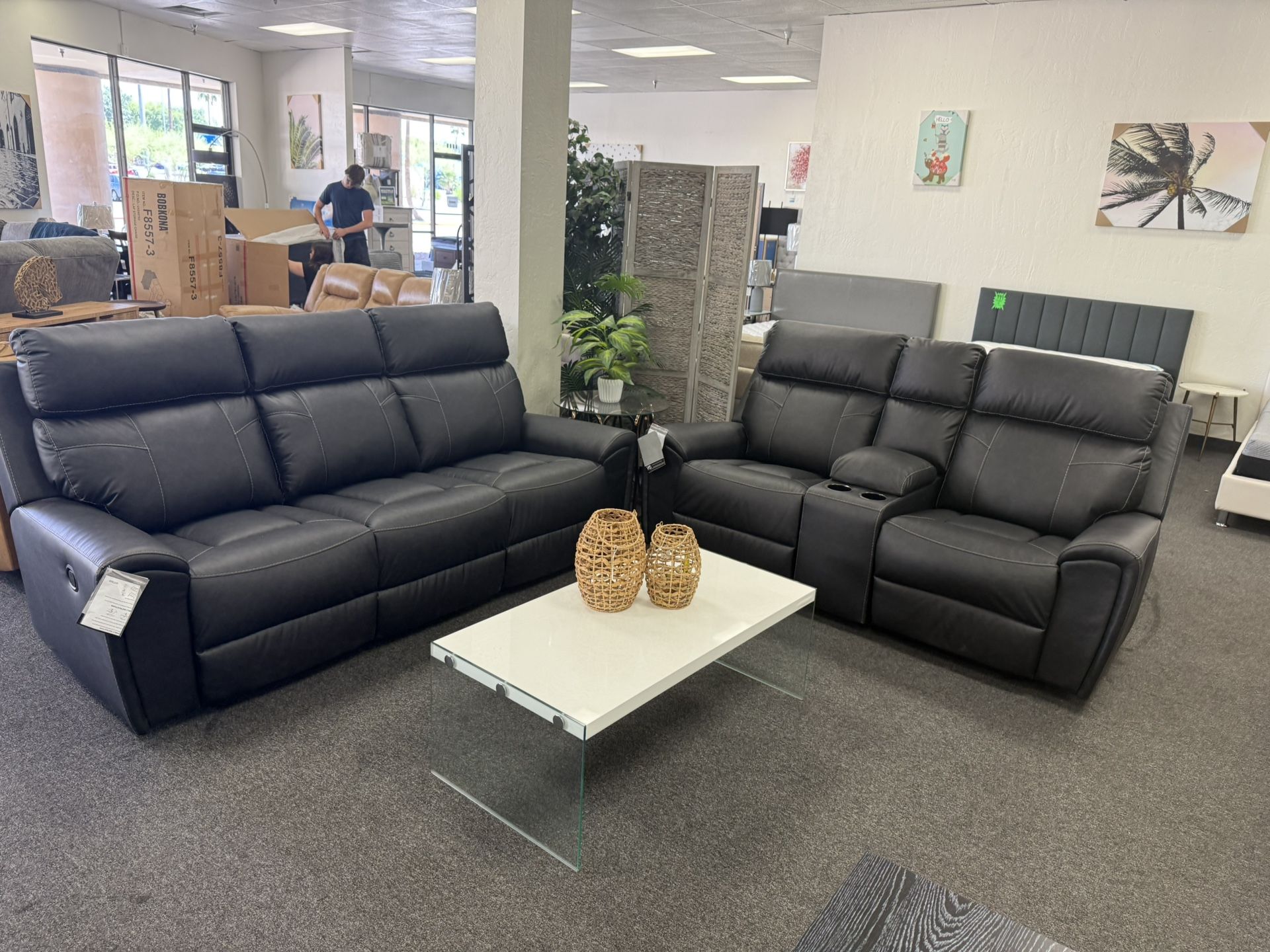 Ashley Reclining Sofa And Loveseat