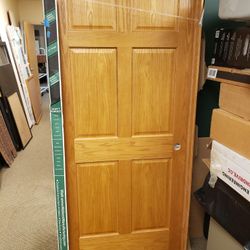 36 x 80 Solid Oak Wood door pre-hung 