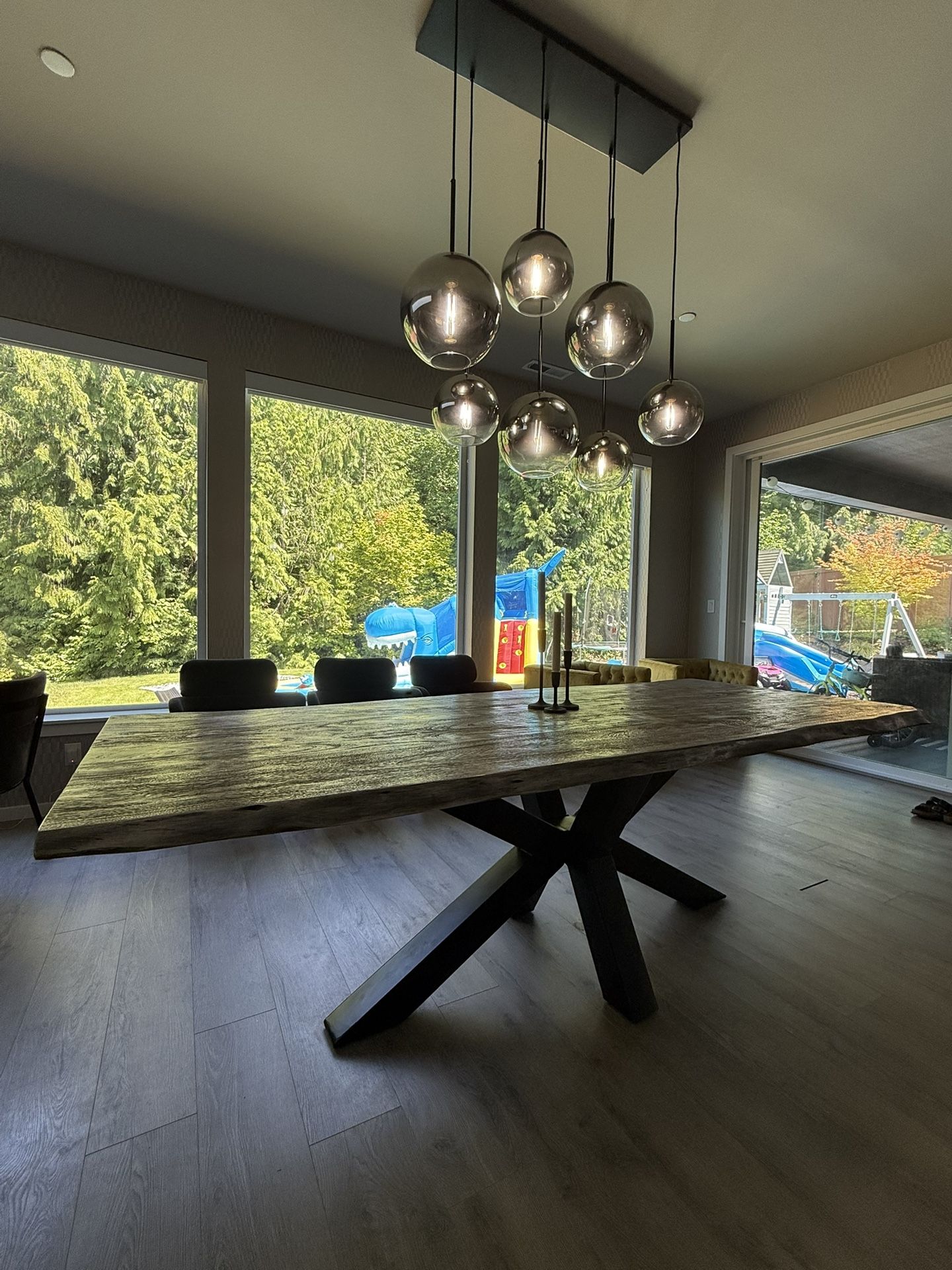 Rustic Modern Wood Dining Table
