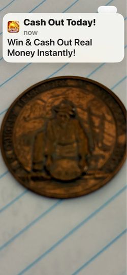 Vintage Bronze or Copper Commemorative Coin Medal