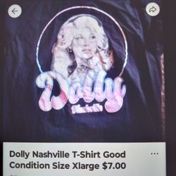 Dolly Parton Shirt Good Condition Size Xlarge $6.00 