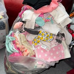 Girls 18-24 Months, Boys Different Sizes, Clothes Bin Mixed 