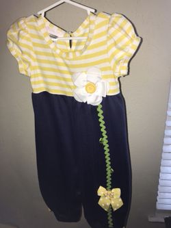 Bonnie Baby Girl’s Romper