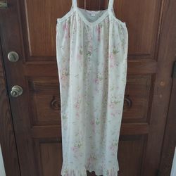 Vintage Victoria  Secret  Cotton  Nightgown 