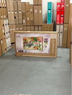 55 Inch Hisense QLED S7N Canvas 4K HDR Smart TV