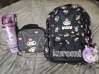 ‼️PLEASE READ DESCRIPTION‼️Kuromi Backpack Set