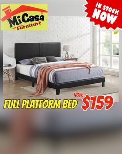 Full Platform Bed Frame 