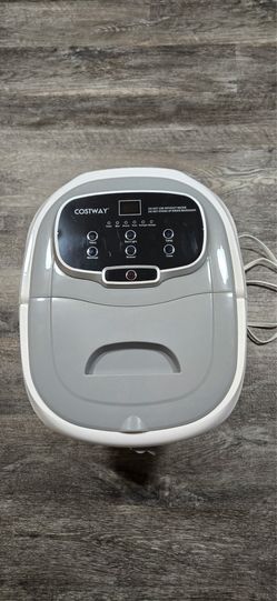 Costway Portable All-In-One Heated Foot Spa Bath Motorized Massager