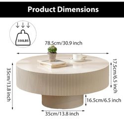 Brand New round Coffee Table 