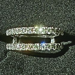 
#: (contact info removed)5
1/2 CT. T.W. Certified Diamond Solitaire Enhancer in 14K White Gold (F/VS2)