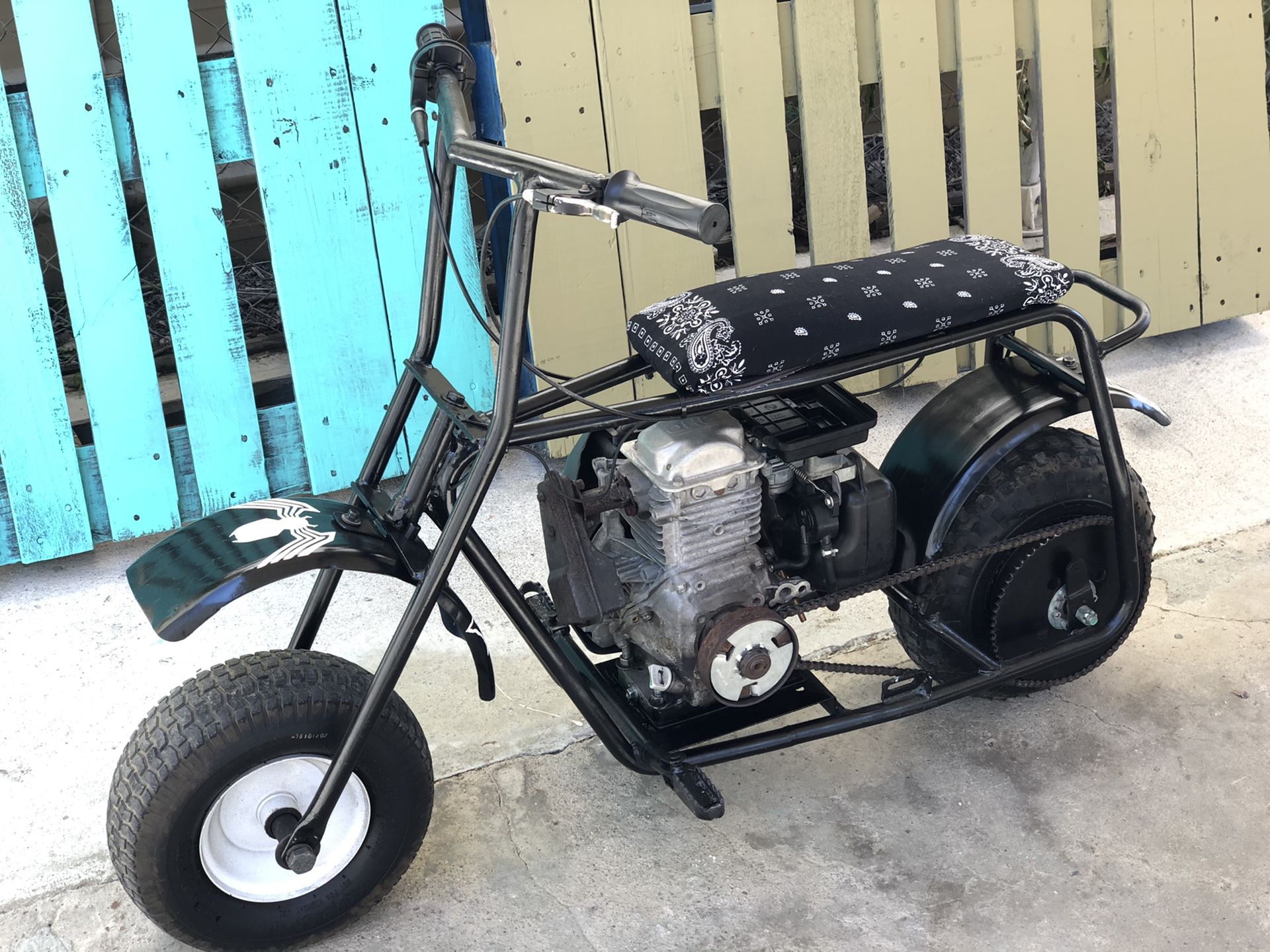 Mini bike minibike Baja doodle bug doodlebug gas motor engine