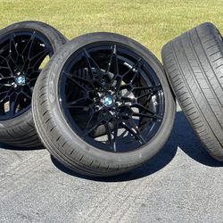 2023 NEW BMW M4 Wheels 5x112 Rims OEM M3 M2 M Package Tires xDrive M240i 330i BMW M3 19 20 M4 STOCK OEM GENUINE SET 4 G80 G81 G82 M826 RIMS WHEELS