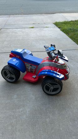 Paw patrol toddler electric car.