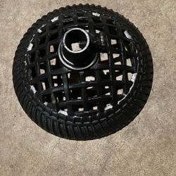 Small Iron 11 In Round Umbrella Stand 