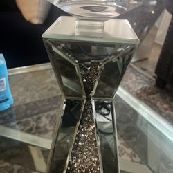 Mirrored Candles Holder 