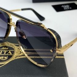DITA MACH SEVEN Gold Sunglasses