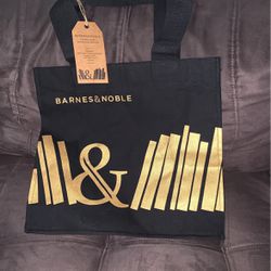 Barnes & Noble Black Tote Bag Brand New 