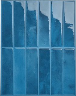 Brand New Peel & Stick Tiles, Classic Indigo (Set of 30)