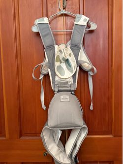 Gently Used Bebamour Baby Carrier Hip Seat Breathable Mesh Gray/White