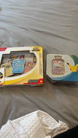 Poster collection and sylveon ex tin