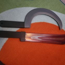 Plastic Machete And Sickle Costume Props Toys