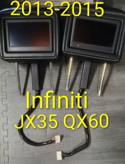 2013-2015 Infiniti JX35 QX60 Front Headrests DVD Screens