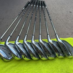 Complete RAM Golf Club Set – Oversize Irons (3–PW), Driver, 3W, 5W + Stand Bag