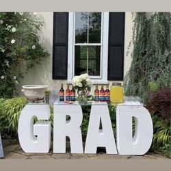 GRAD Graduation Foam Letters for SALE