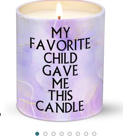 MY FAVORITE CHILD GAVE ME THIS CANDLE 10z candle 