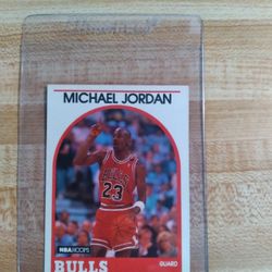 Michael Jordan  1989 Hoops Basketball Card $60 Pick Up $80 Shipped Through Pay Pal Or Venmo 