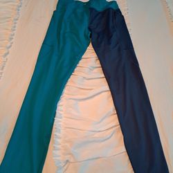Athletic  Works  Girls  Leggings  Size  XXL 18  Blue  