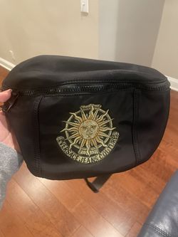 Versace Jeans Embroidered Garland Sun Nylon Belt Bag