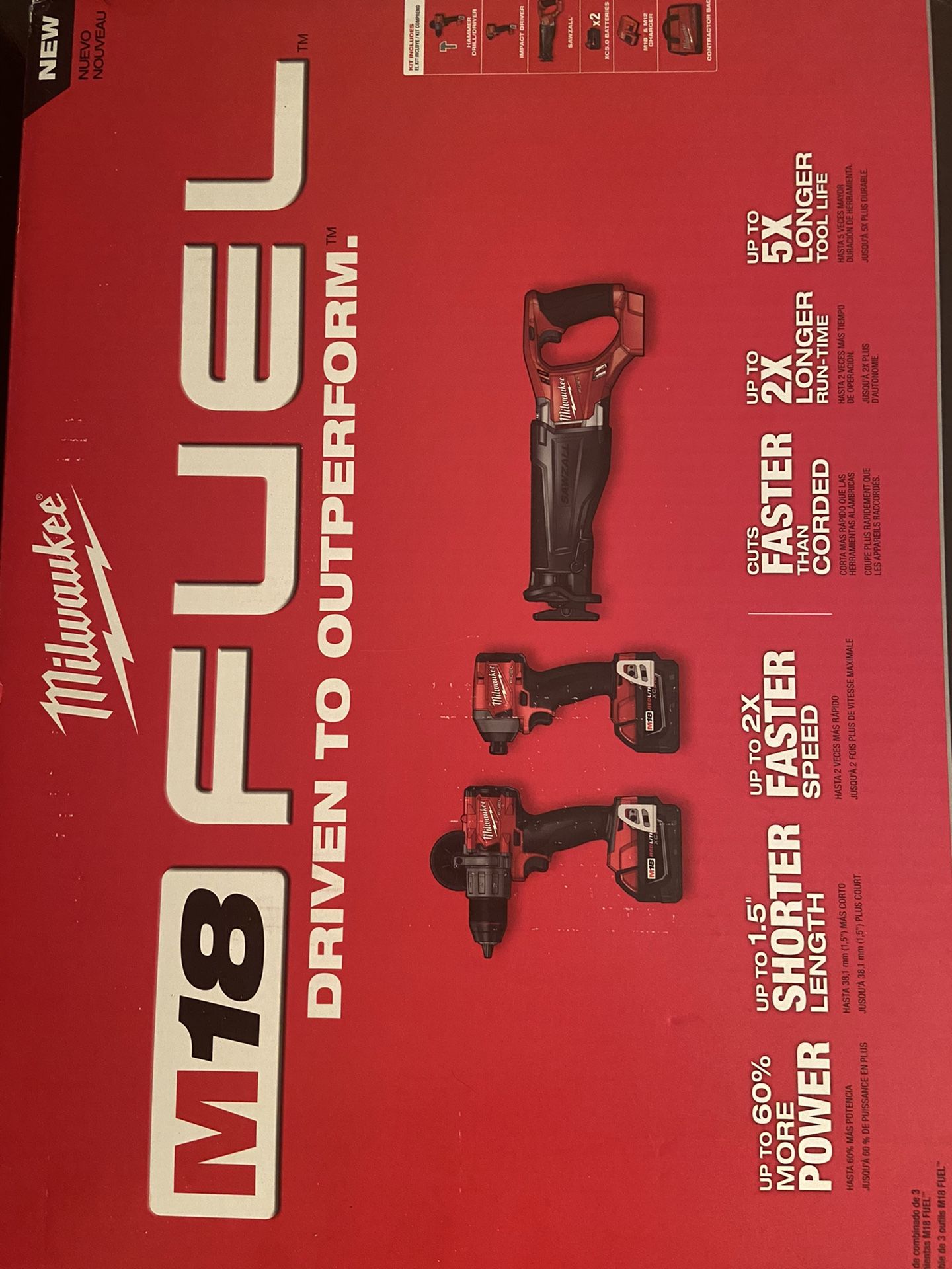 Milwaukee power drills new never opened