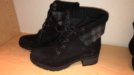 Suede Black Boots size 6 1/2 NEW