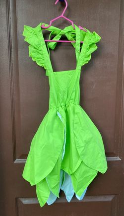 Green Fairy Tinkerbell Dress Halloween Costume 4T