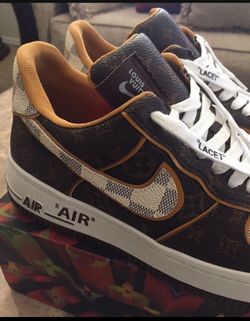 Custom Nike Air Force 1's LV Designer Wear (Air Force 1's) - clothing &  accessories - by owner - apparel sale 