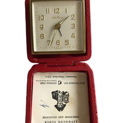 80s Seth Thomas Germany ancient mechanical travel clock