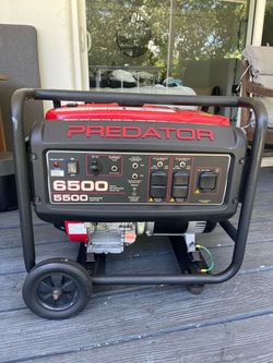 Predator 6500W Portable Gas Generator