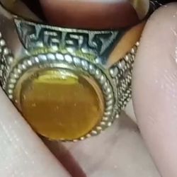 Gold And Silver Ring 