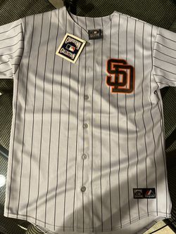 Vintage San Diego Padres Jersey Button Down Pinstripe Grey for Sale in  Chula Vista, CA - OfferUp