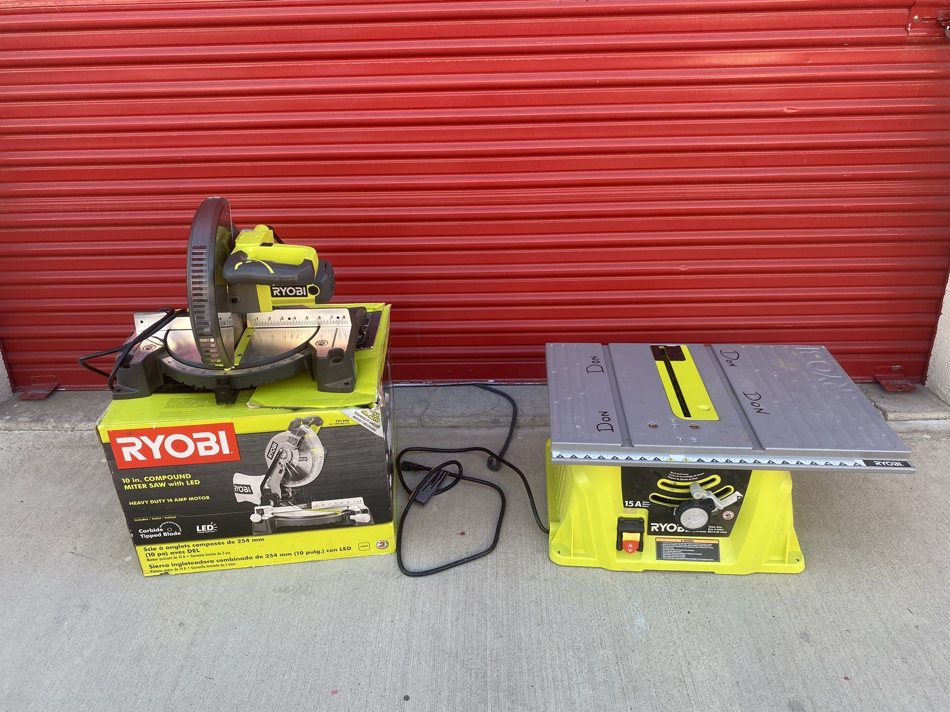 Ryobi Mitter Saw /Table Saw